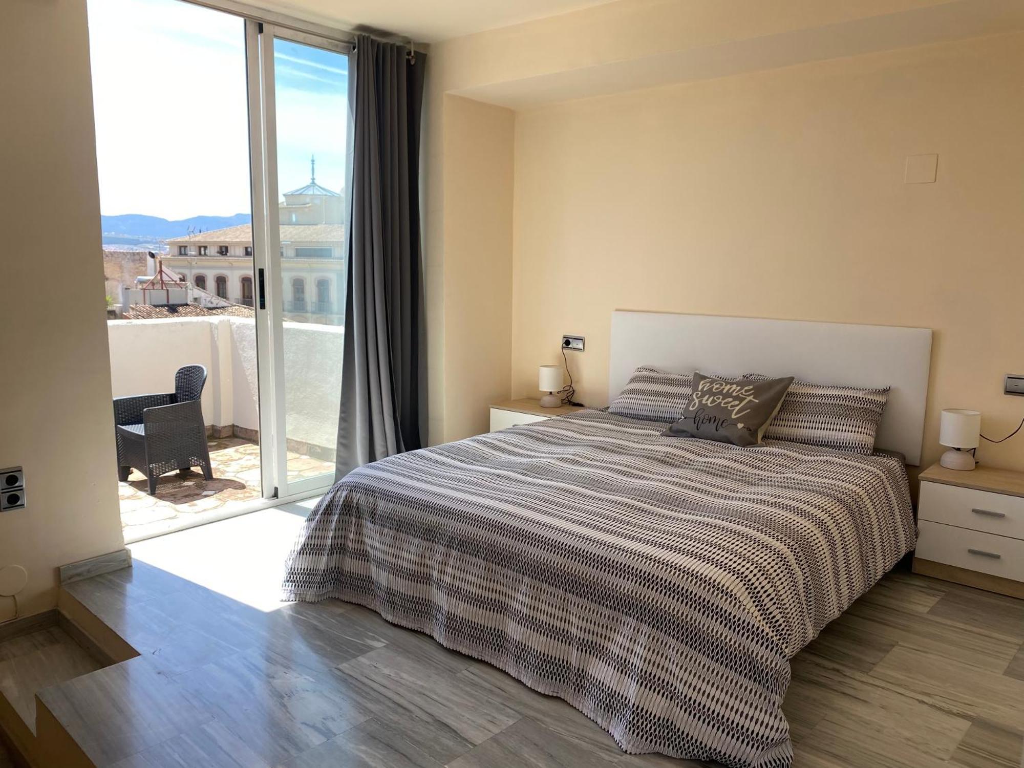 Ferienwohnung Atico Con Vistas En Granada Centro Exterior foto