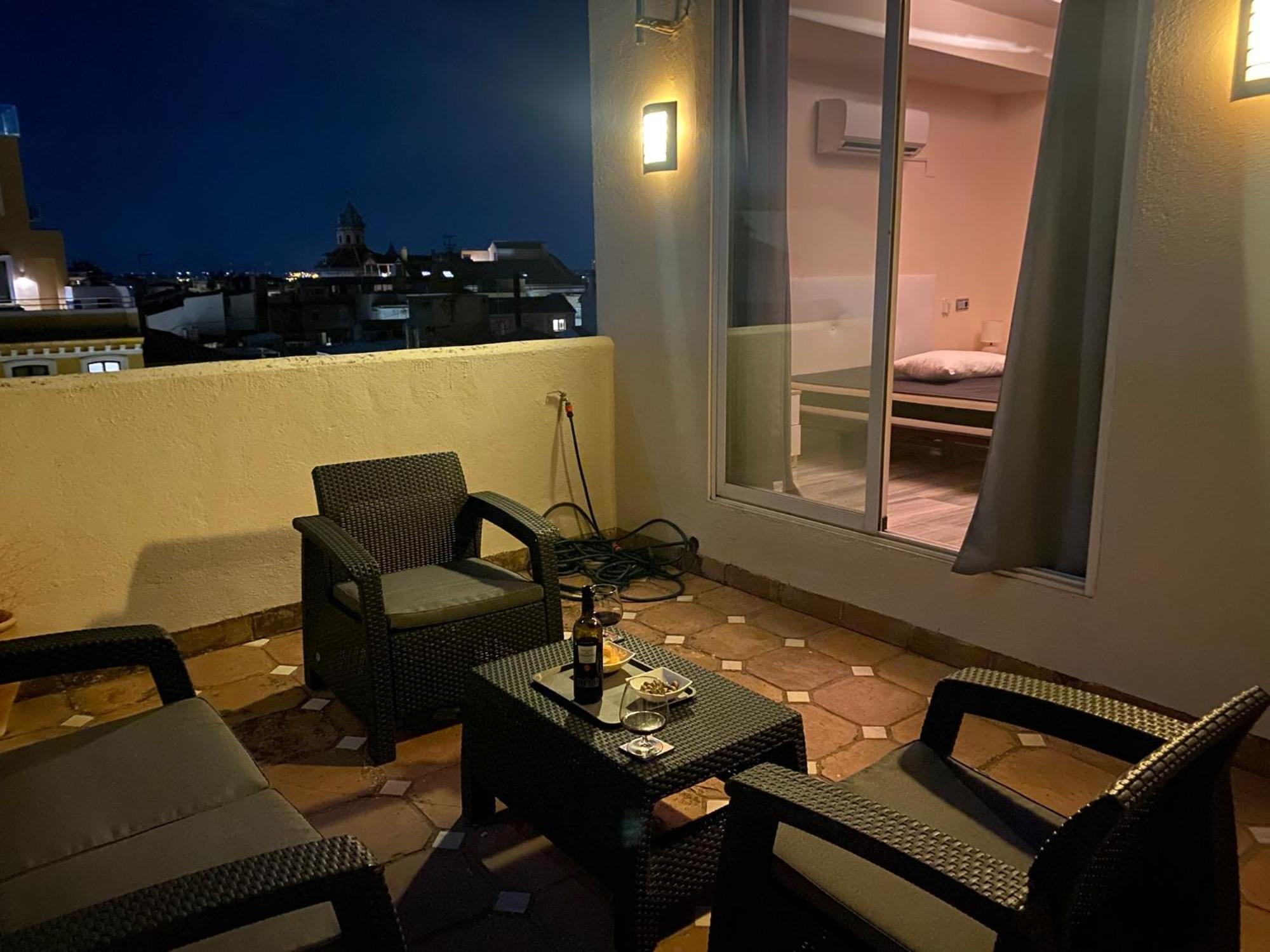 Ferienwohnung Atico Con Vistas En Granada Centro Exterior foto